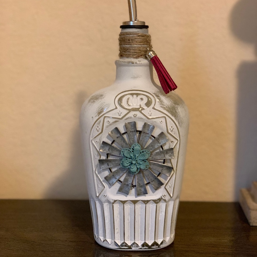 Crown Royal olive oil/ bubble bath dispenser